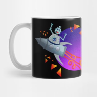 Fly Me to the Moon Cause Robots need a place to go Mug